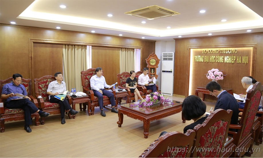 Trường Đại học Công nghiệp Hà Nội tiếp đoàn chuyên gia JICA sang thăm và làm việc