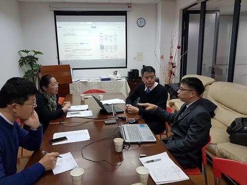 Trường Đại học Công nghiệp Hà Nội sang thăm và làm việc với Trường Đại học Điện lực Thượng Hải, Trung Quốc